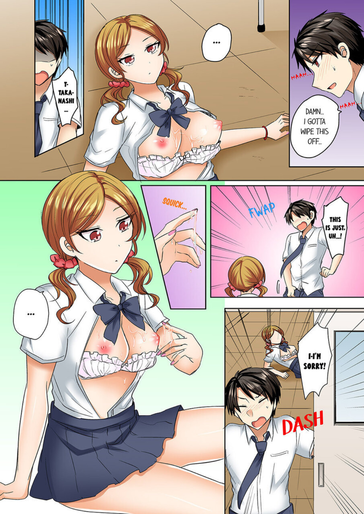 Hentai Manga Comic-My Swimsuit Slipped... And it went in!? A Mixed Synchronized Swimming Club with More Than Just Nip Slips in Store! ~ 1-Read-71